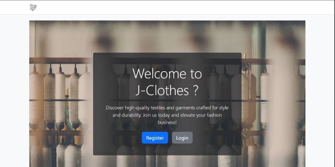 Clothe SCM interface screen 1
